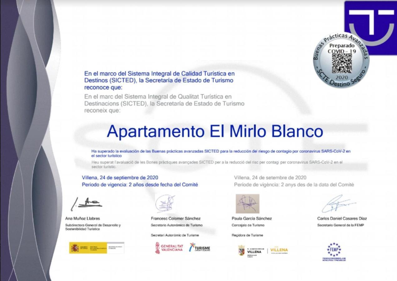 Apartamento El Mirlo Blanco Вільєна Екстер'єр фото